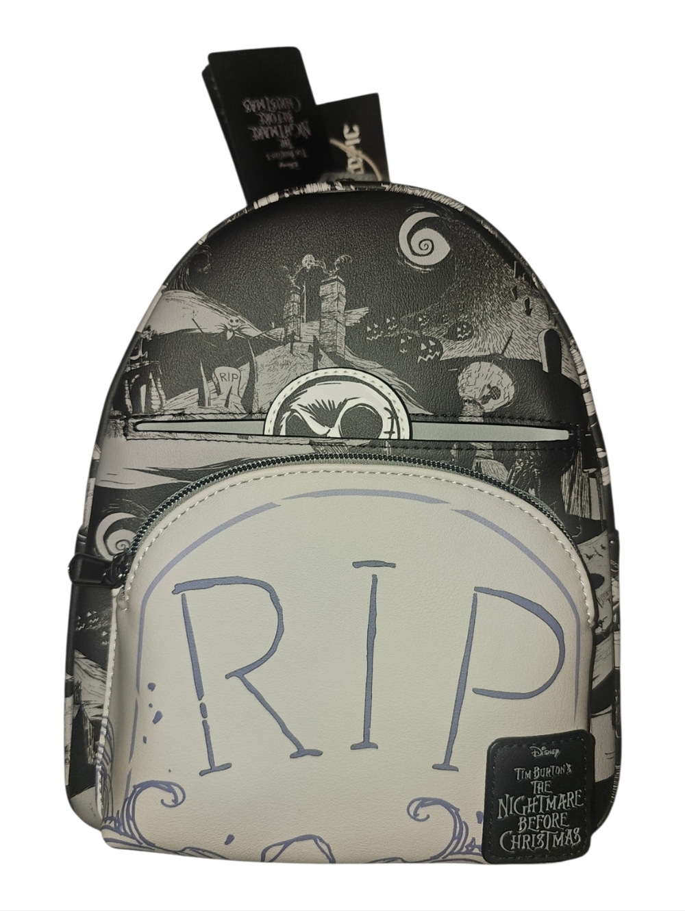 Loungefly Disney The Nightmare Before Christmas Jack RIP Tombstone Mini Backpack